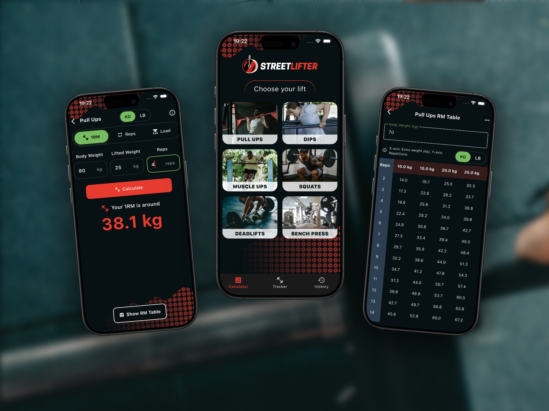 Streetlifter App Screenshot